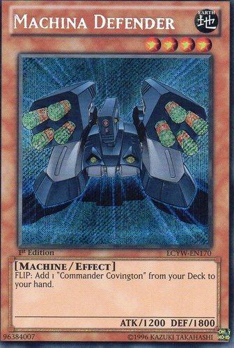 1st Edition, Earth, Effect Monster, Legendary Collection 3: Yugi's World, Machine, Secret Rare, Unlimited Machina Defender [LCYW-EN170] Secret Rare - Trading Card World