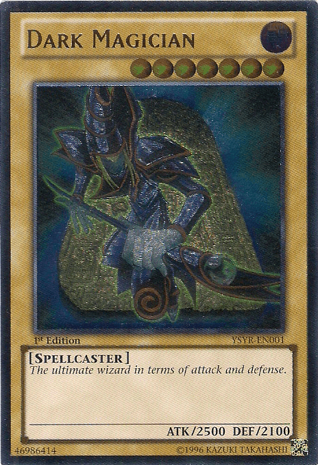1st Edition, Dark, Normal Monster, Spellcaster, Starter Deck: Yugi Reloaded, Ultimate Rare, Unlimited Dark Magician [YSYR-EN001] Ultimate Rare - Trading Card World