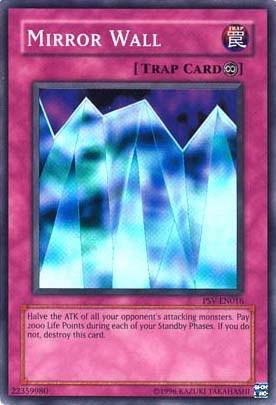 Continuous Trap, Pharaoh's Servant, Super Rare, Trap, Unlimited Mirror Wall [PSV-EN016] Super Rare - Trading Card World