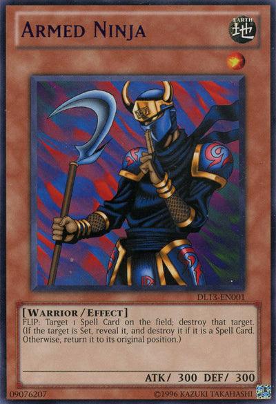 Duelist League Promo, Earth, Effect Monster, Rare, Unlimited, Warrior Armed Ninja (Purple) [DL13-EN001] Rare - Trading Card World