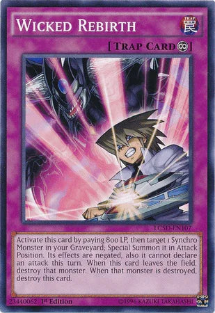 1st Edition, Common, Continuous Trap, Legendary Collection 5D's, Trap Wicked Rebirth [LC5D-EN107] Common - Trading Card World