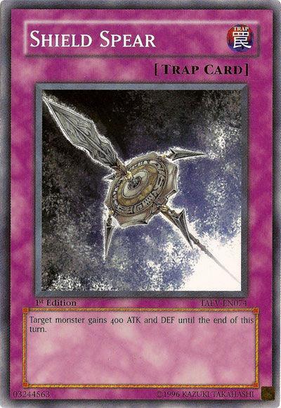 1st Edition, Common, Normal Trap, Tactical Evolution, Trap, Unlimited Shield Spear [TAEV-EN074] Common - Trading Card World