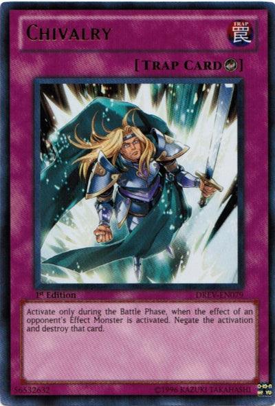 1st Edition, Counter Trap, Duelist Revolution, Trap, Ultra Rare, Unlimited Chivalry [DREV-EN079] Ultra Rare - Trading Card World