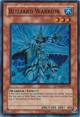 Effect Monster, Hidden Arsenal, Limited, Super Rare, Unlimited, Warrior, Water Blizzard Warrior [HA01-EN002] Super Rare - Trading Card World
