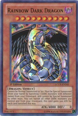 1st Edition, Dark, Dragon, Effect Monster, Legendary Collection 2, Ultra Rare, Unlimited Rainbow Dark Dragon [LCGX-EN243] Ultra Rare - Trading Card World
