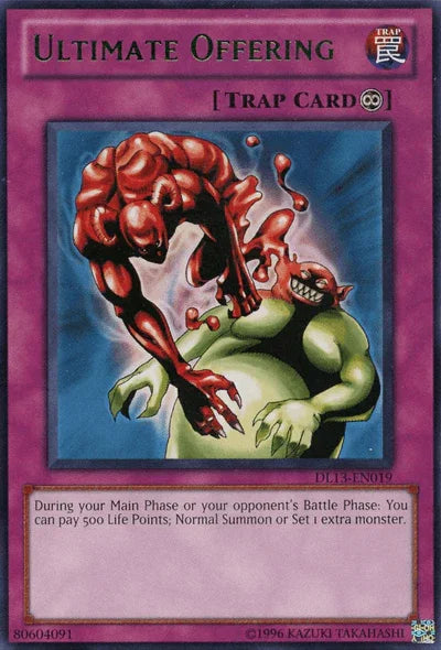 Continuous Trap, Duelist League Promo, Rare, Trap, Unlimited Ultimate Offering (Green) [DL13-EN019] Rare - Trading Card World