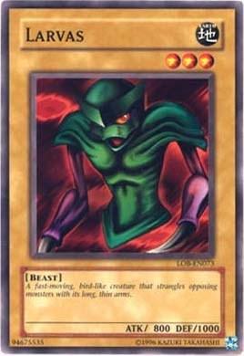 Beast, Common, Earth, Normal Monster, The Legend of Blue Eyes White Dragon, Unlimited Larvas [LOB-EN073] Common - Trading Card World