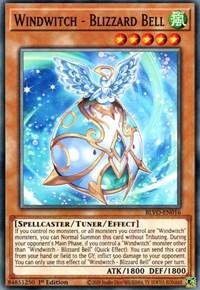 1st Edition, Blazing Vortex, Common, Spellcaster, Tuner/ Effect Monster, Wind Windwitch - Blizzard Bell [BLVO-EN016] Common - Trading Card World