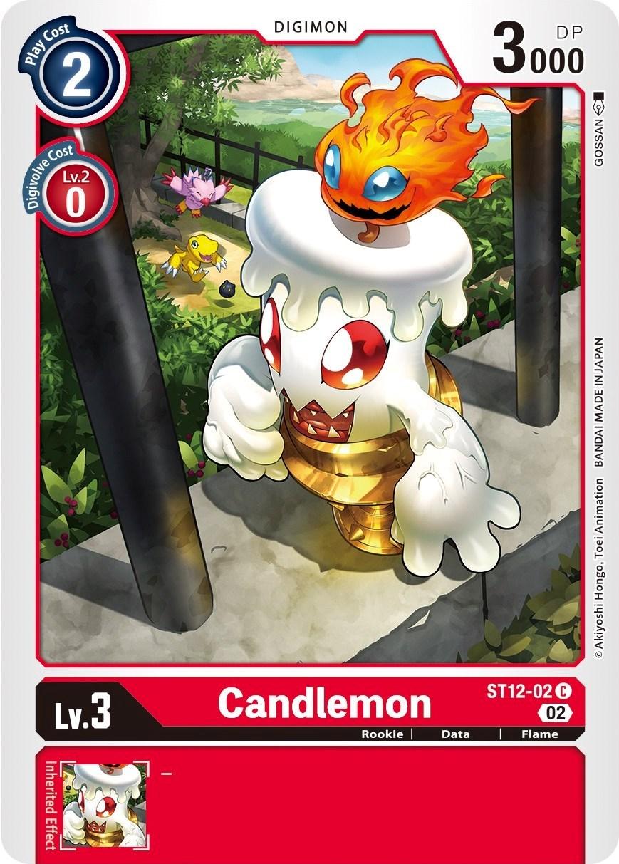 Common, Data, Digimon, Flame, Red, Rookie, ST12-02, Starter Deck: Jesmon Candlemon [ST12-02] [Starter Deck: Jesmon] - Trading Card World