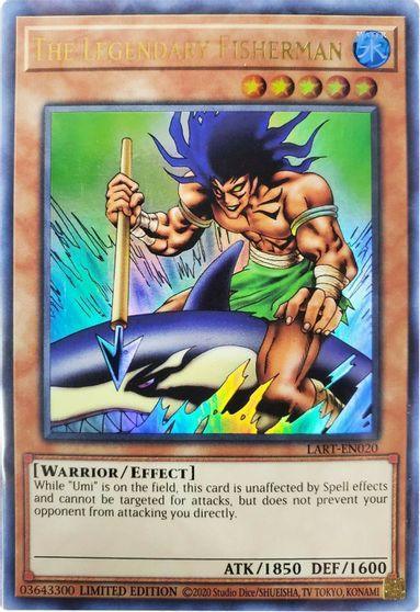 Effect Monster, Speed Duel: Tournament Pack 2, Super Rare, Unlimited, Warrior, Water The Legendary Fisherman [STP2-EN009] Super Rare - Trading Card World