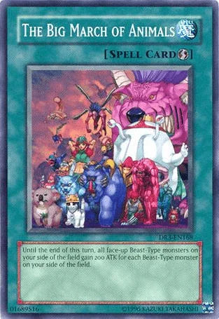 Common, Dark Revelation Volume 3, Quick Play Spell, Spell, Unlimited The Big March of Animals [DR3-EN168] Common - Trading Card World