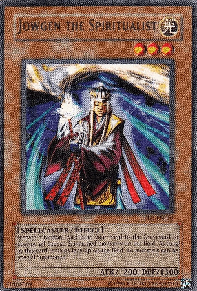 Dark Beginning 2, Effect Monster, Light, Rare, Spellcaster, Unlimited Jowgen the Spiritualist [DB2-EN001] Rare - Trading Card World