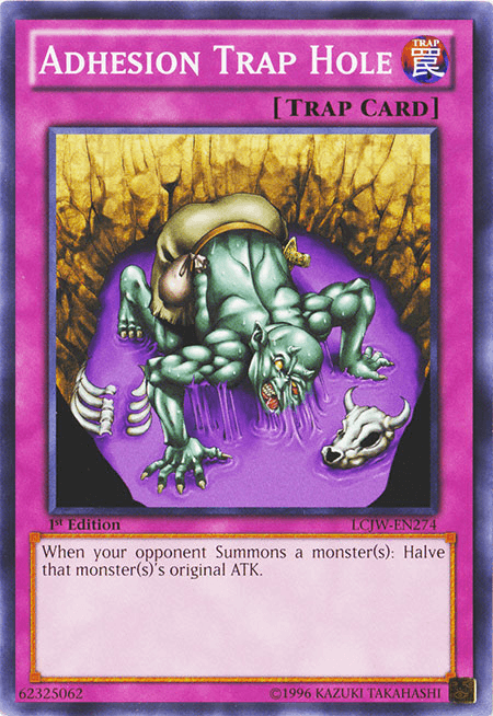 1st Edition, Common, Legendary Collection 4: Joey's World, Normal Trap, Trap Adhesion Trap Hole [LCJW-EN274] Common - Trading Card World