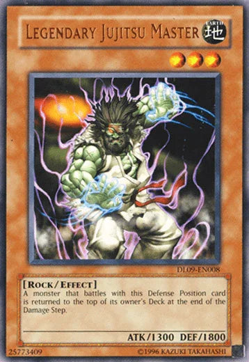 Duelist League Promo, Earth, Effect Monster, Rare, Rock, Unlimited Legendary Jujitsu Master (Bronze) [DL09-EN008] Rare - Trading Card World