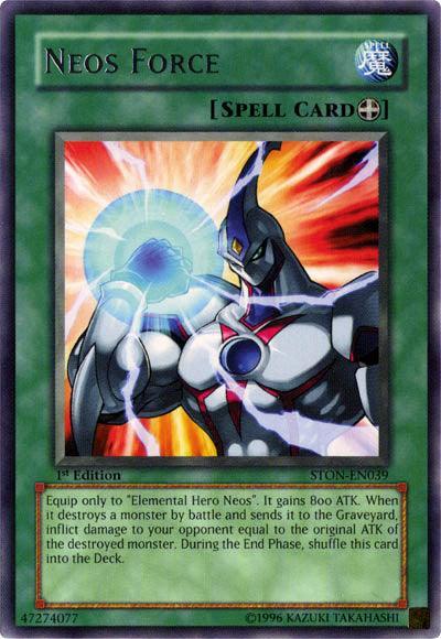 1st Edition, Equip Spell, Rare, Spell, Strike of Neos, Unlimited Neos Force [STON-EN039] Rare - Trading Card World