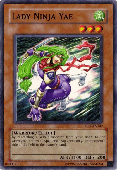 Common, Dark Revelation Volume 2, Effect Monster, Unlimited, Warrior, Wind Lady Ninja Yae [DR2-EN142] Common - Trading Card World