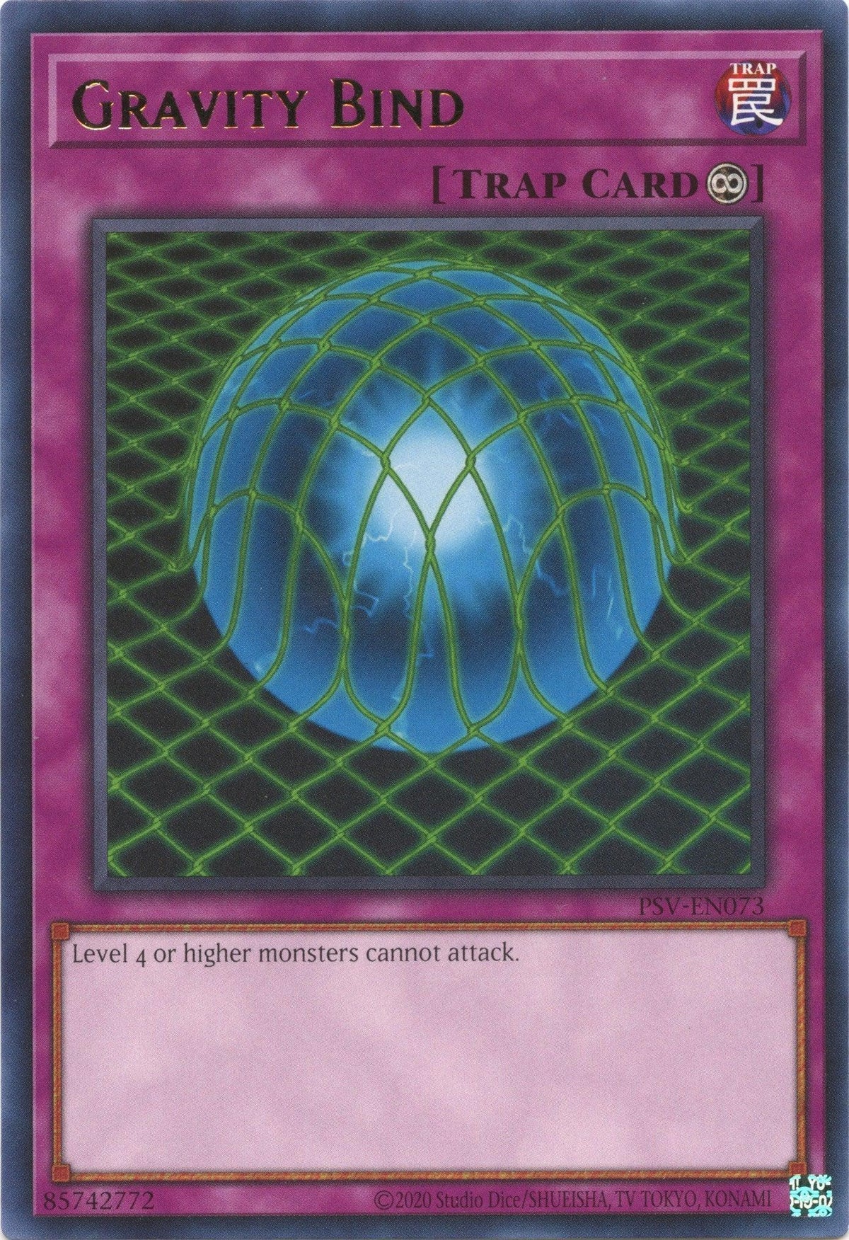 Continuous Trap, Pharaoh's Servant (25th Anniversary Edition), Rare, Trap, Unlimited Gravity Bind (25th Anniversary) [PSV-EN073] Rare - Trading Card World