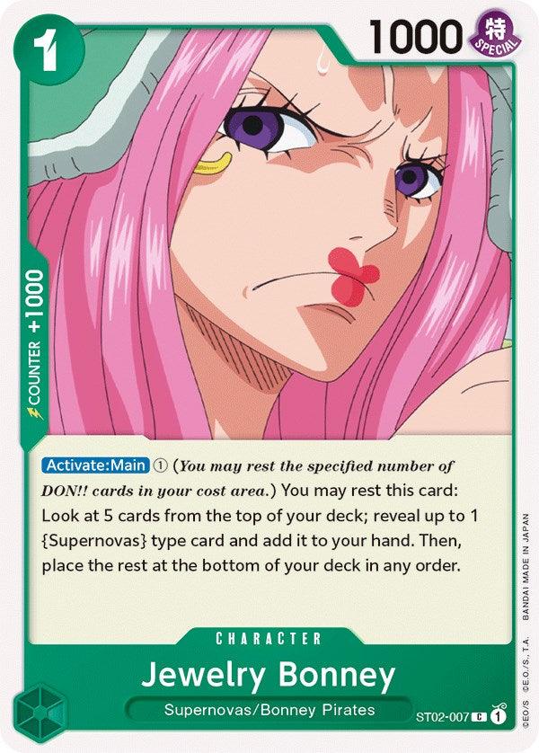 Bonney Pirates, Character, Common, Starter Deck: Worst Generation, Starter Decks, Supernovas Jewelry Bonney [Starter Deck: Worst Generation] - Trading Card World