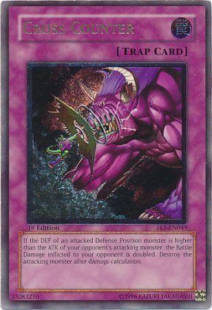1st Edition, Flaming Eternity, Normal Trap, Trap, Ultimate Rare, Unlimited Cross Counter [FET-EN049] Ultimate Rare - Trading Card World