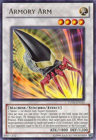 Light, Machine, Rare, Synchro/Effect Monster, Turbo Pack: Booster Six, Unlimited Armory Arm [TU06-EN010] Rare - Trading Card World