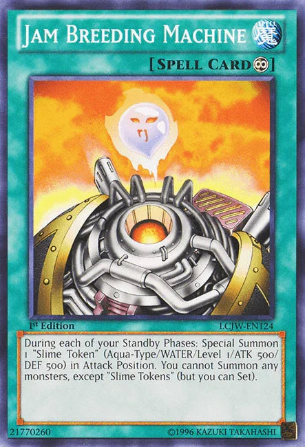 1st Edition, Common, Continuous Spell, Legendary Collection 4: Joey's World, Spell Jam Breeding Machine [LCJW-EN124] Common - Trading Card World