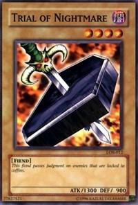 1st Edition, Common, Dark, Fiend, Normal Monster, The Legend of Blue Eyes White Dragon, Unlimited Trial of Nightmare [LOB-012] Common - Trading Card World