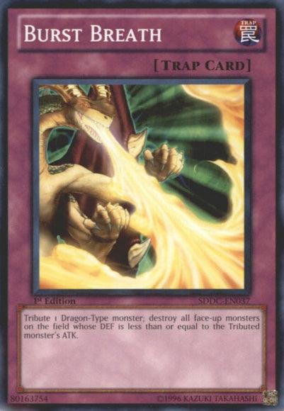 1st Edition, Common, Normal Trap, Structure Deck: Dragons Collide, Trap, Unlimited Burst Breath [SDDC-EN037] Common - Trading Card World