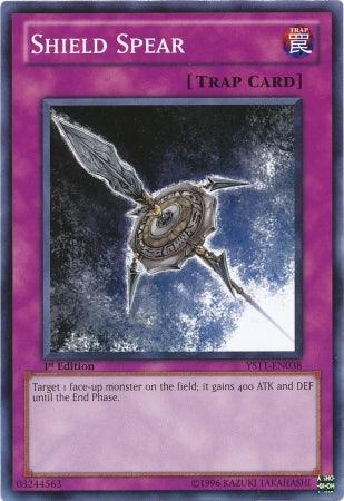 1st Edition, Common, Normal Trap, Starter Deck: Dawn of the Xyz, Trap Shield Spear [YS11-EN038] Common - Trading Card World