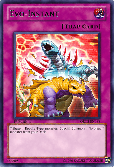 1st Edition, Normal Trap, Order of Chaos, Rare, Trap, Unlimited Evo-Instant [ORCS-EN088] Rare - Trading Card World