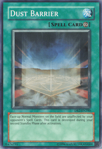 Common, Continuous Spell, Dark Revelation Volume 2, Spell, Unlimited Dust Barrier [DR2-EN200] Common - Trading Card World