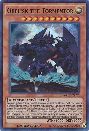 Divine, Divine-Beast, Effect Monster, Limited, The Dark Side of Dimensions Movie Pack: Secret Edition, Ultra Rare Obelisk the Tormentor [MVP1-ENSV5] Ultra Rare - Trading Card World