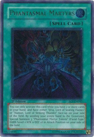 1st Edition, Normal Spell, Shadow of Infinity, Spell, Ultimate Rare, Unlimited Phantasmal Martyrs (UTR) [SOI-EN041] Ultimate Rare - Trading Card World