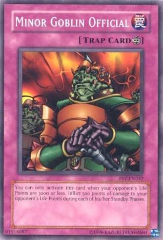 Common, Continuous Trap, Pharaoh's Servant, Trap, Unlimited Minor Goblin Official [PSV-EN052] Common - Trading Card World