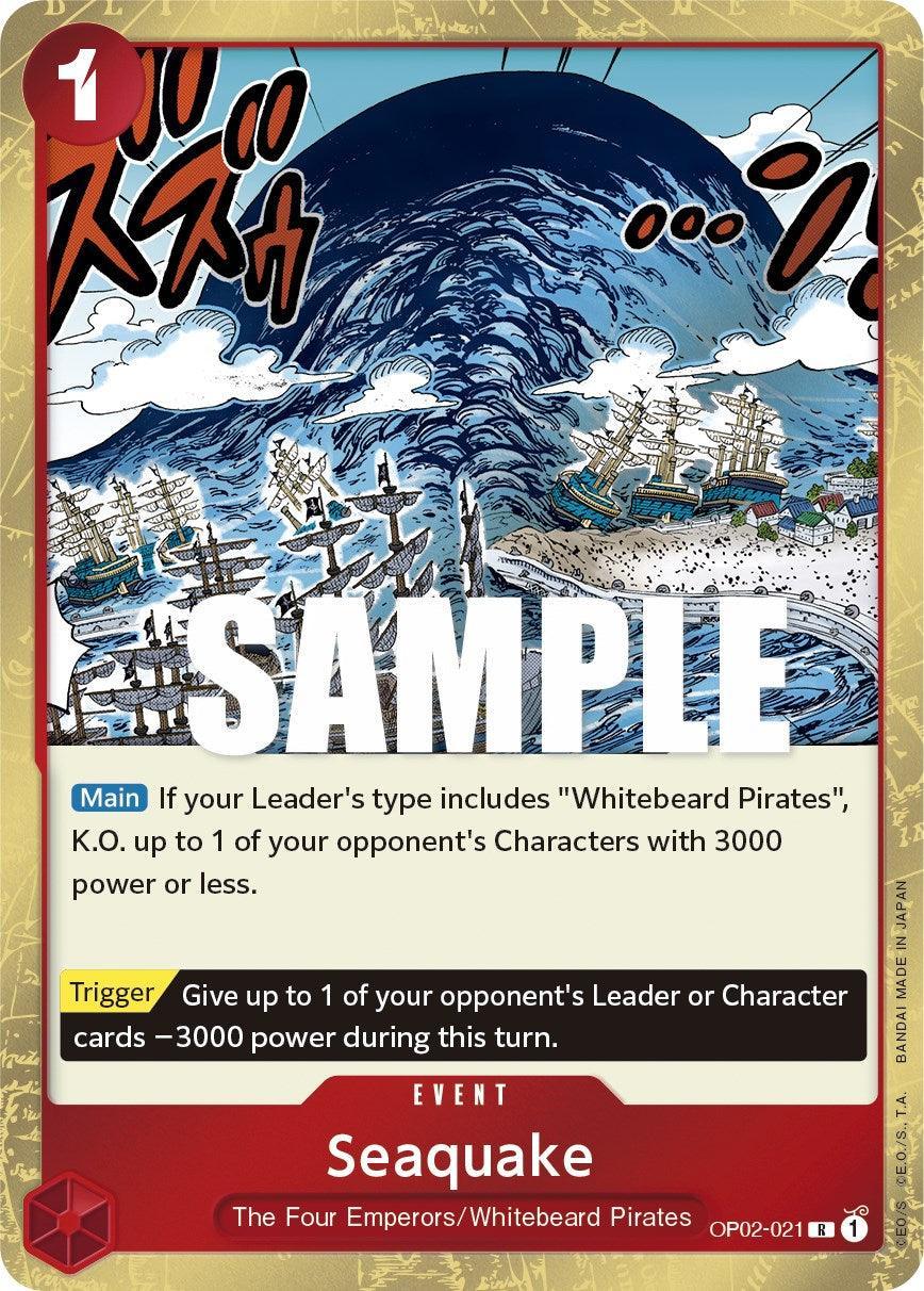 Event, Paramount War, Rare, The Four Emperors, Whitebeard Pirates Seaquake [Paramount War] - Trading Card World