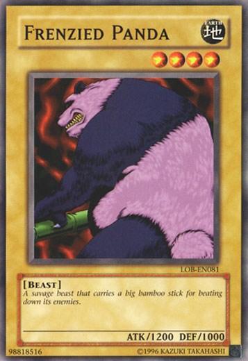 Beast, Common, Earth, Normal Monster, The Legend of Blue Eyes White Dragon, Unlimited Frenzied Panda [LOB-EN081] Common - Trading Card World