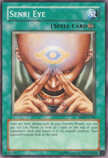 Common, Continuous Spell, Dark Revelation Volume 1, Spell, Unlimited Senri Eye [DR1-EN144] Common - Trading Card World