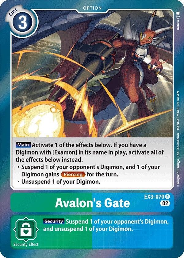 Blue;Green, Draconic Roar, EX3-070, Option, Rare Avalon's Gate [EX3-070] [Draconic Roar] - Trading Card World