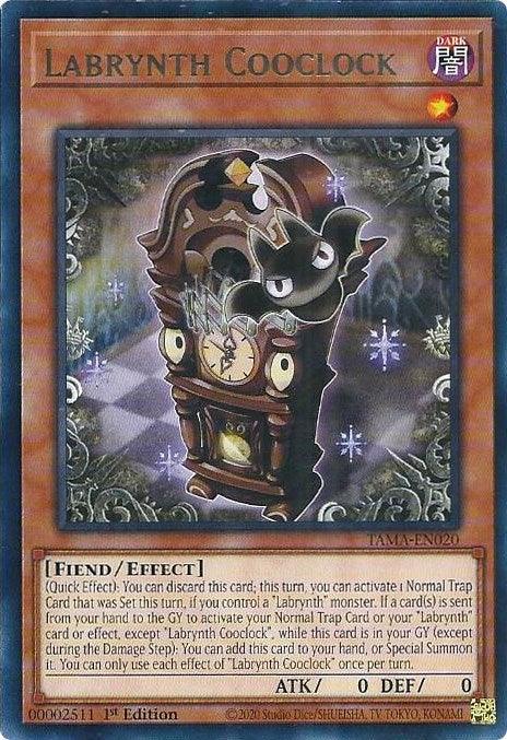 1st Edition, Dark, Effect Monster, Fiend, Rare, Tactical Masters Labrynth Cooclock [TAMA-EN020] Rare - Trading Card World