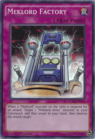 1st Edition, Legendary Collection 5D's, Normal Trap, Super Rare, Trap Meklord Factory [LC5D-EN176] Super Rare - Trading Card World