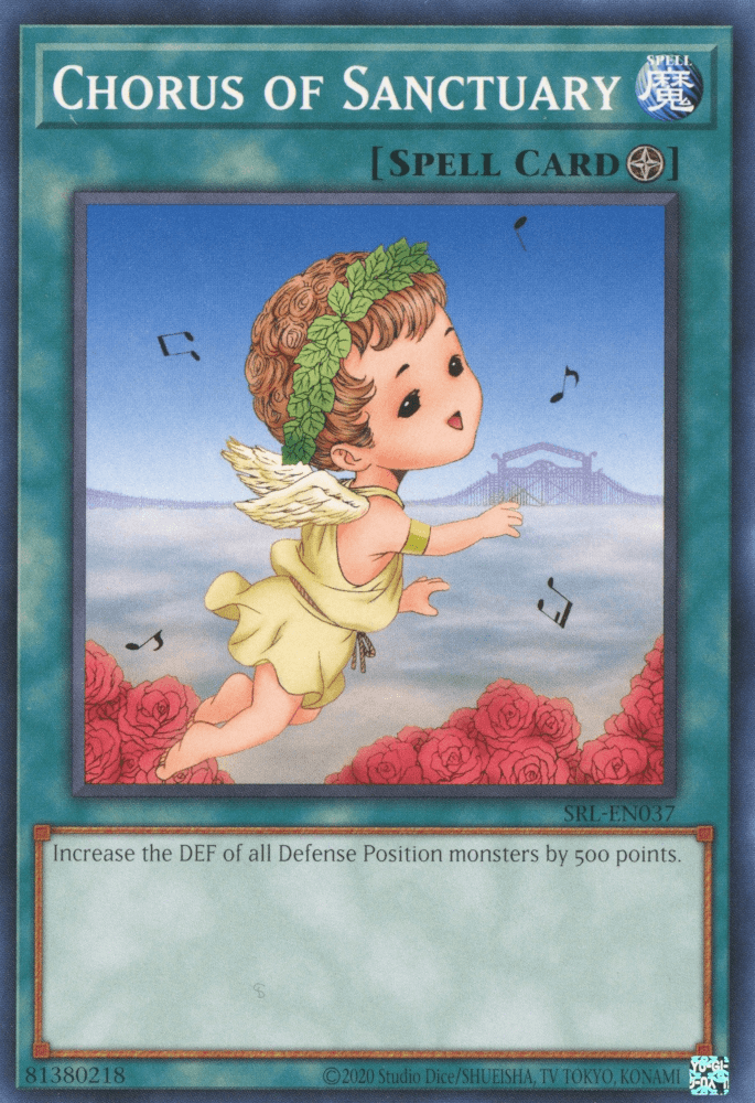 Common, Normal Spell, Spell, Spell Ruler, Unlimited Chorus of Sanctuary [SRL-EN037] Common - Trading Card World