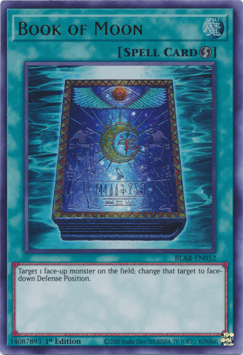 1st Edition, Battles of Legend: Armageddon, Quick Play Spell, Spell, Ultra Rare Book of Moon [BLAR-EN052] Ultra Rare - Trading Card World