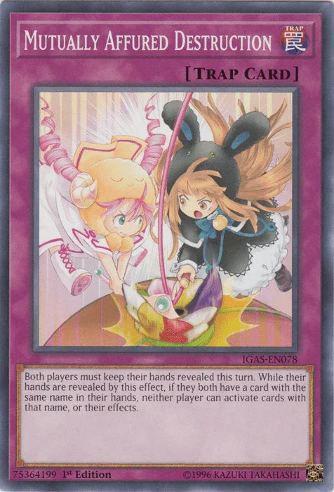 1st Edition, Common, Ignition Assault, Normal Trap, Trap, Unlimited Mutually Affured Destruction [IGAS-EN078] Common - Trading Card World