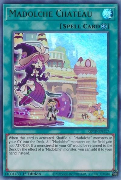 1st Edition, Field Spell, Ghosts from the Past, Spell, Ultra Rare Madolche Chateau [GFTP-EN117] Ultra Rare - Trading Card World