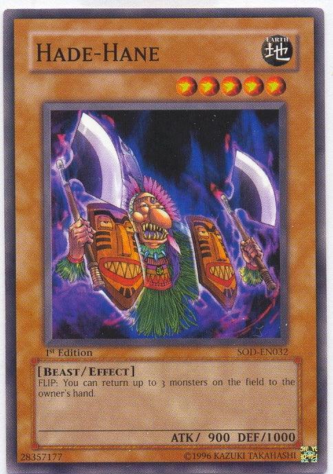 1st Edition, Beast, Common, Earth, Effect Monster, Soul of the Duelist, Unlimited Hade-Hane [SOD-EN032] Common - Trading Card World