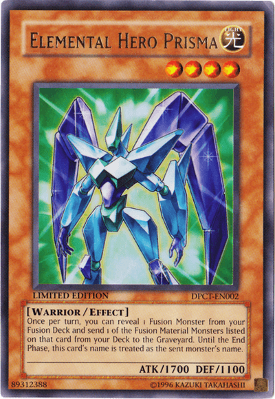 Duelist Pack Collection Tin, Effect Monster, Light, Limited, Ultra Rare, Warrior Elemental Hero Prisma [DPCT-EN002] Ultra Rare - Trading Card World