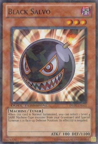 Common, Dark, Duel Terminal 5, Limited, Machine, Tuner Monster Black Salvo [DT05-EN063] Common - Trading Card World