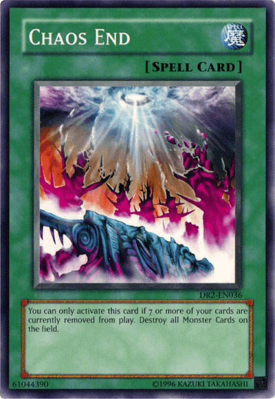 Common, Dark Revelation Volume 2, Normal Spell, Spell, Unlimited Chaos End [DR2-EN036] Common - Trading Card World
