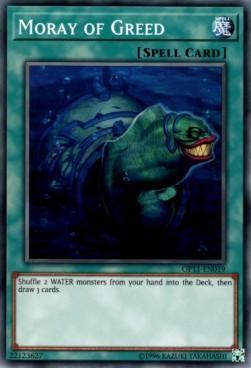 Common, Normal Spell, OTS Tournament Pack 11, Spell, Unlimited Moray of Greed [OP11-EN019] Common - Trading Card World