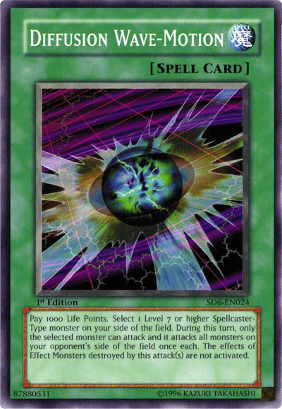 1st Edition, Common, Normal Spell, Spell, Structure Deck: Spellcaster's Judgment, Unlimited Diffusion Wave-Motion [SD6-EN024] Common - Trading Card World
