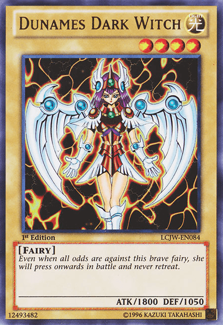 1st Edition, Fairy, Legendary Collection 4: Joey's World, Light, Normal Monster, Ultra Rare Dunames Dark Witch [LCJW-EN084] Ultra Rare - Trading Card World